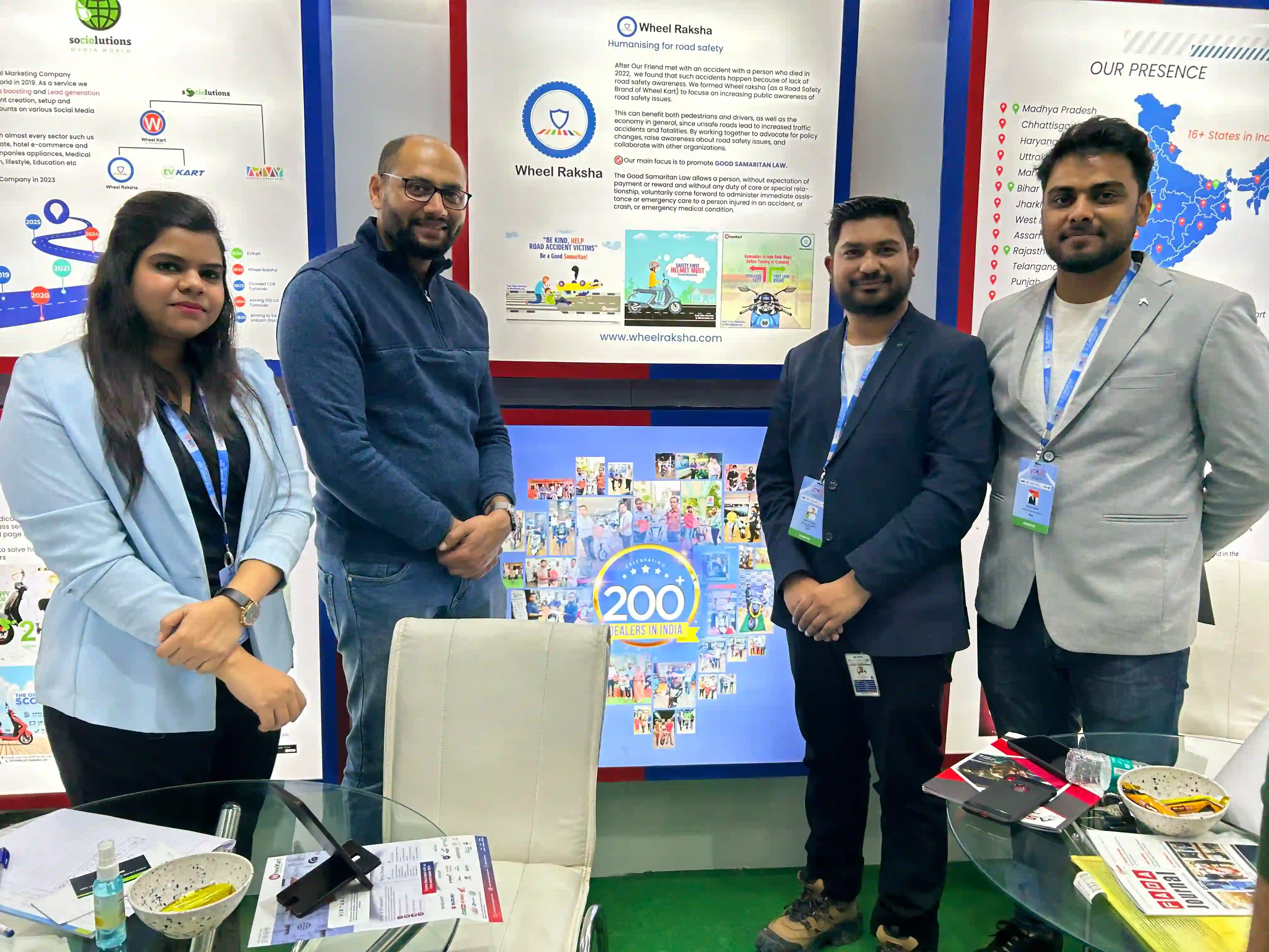 WheelKart Auto Expo 2023 Team
