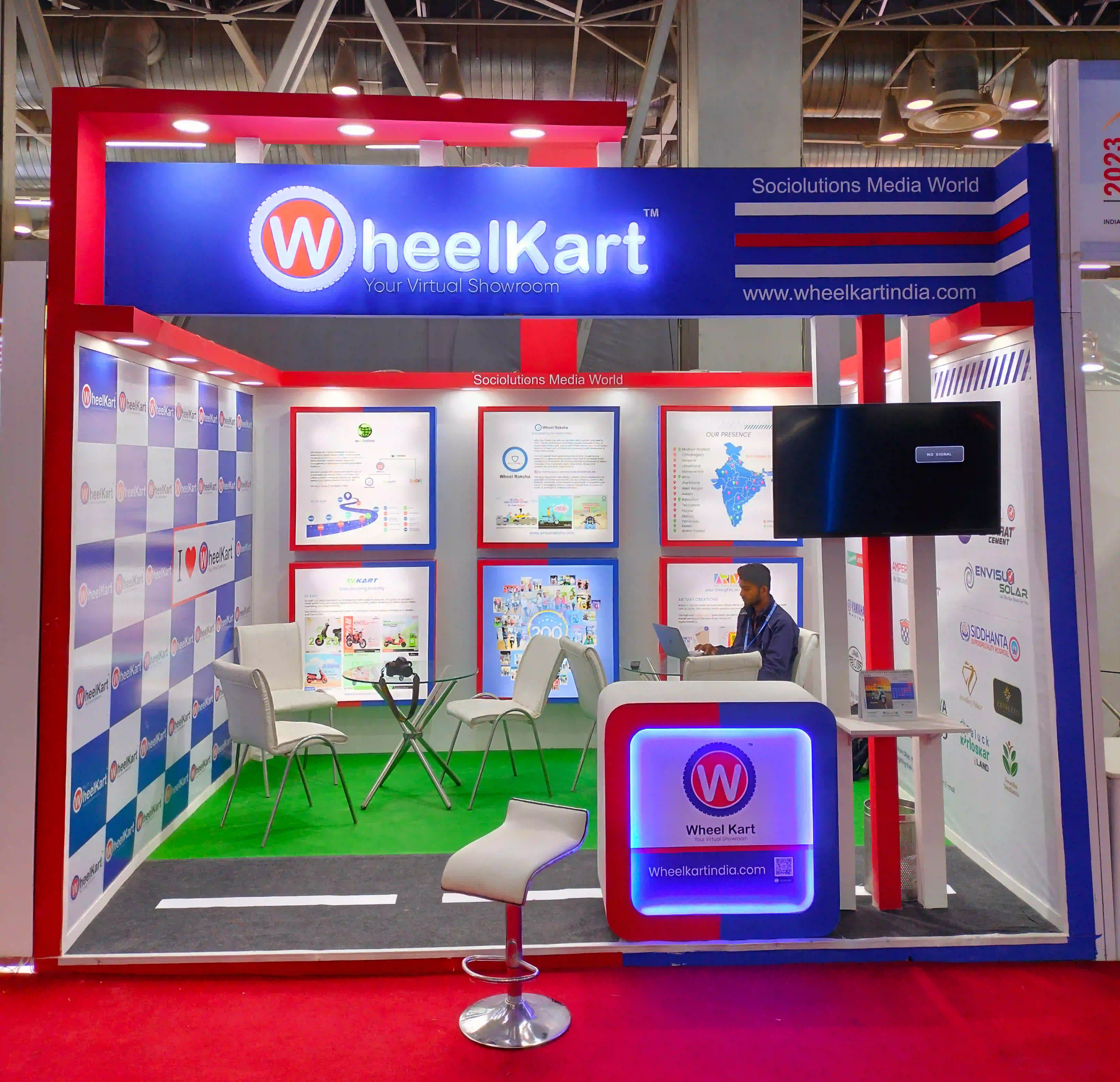 WheelKart Auto Expo 2023 Stall