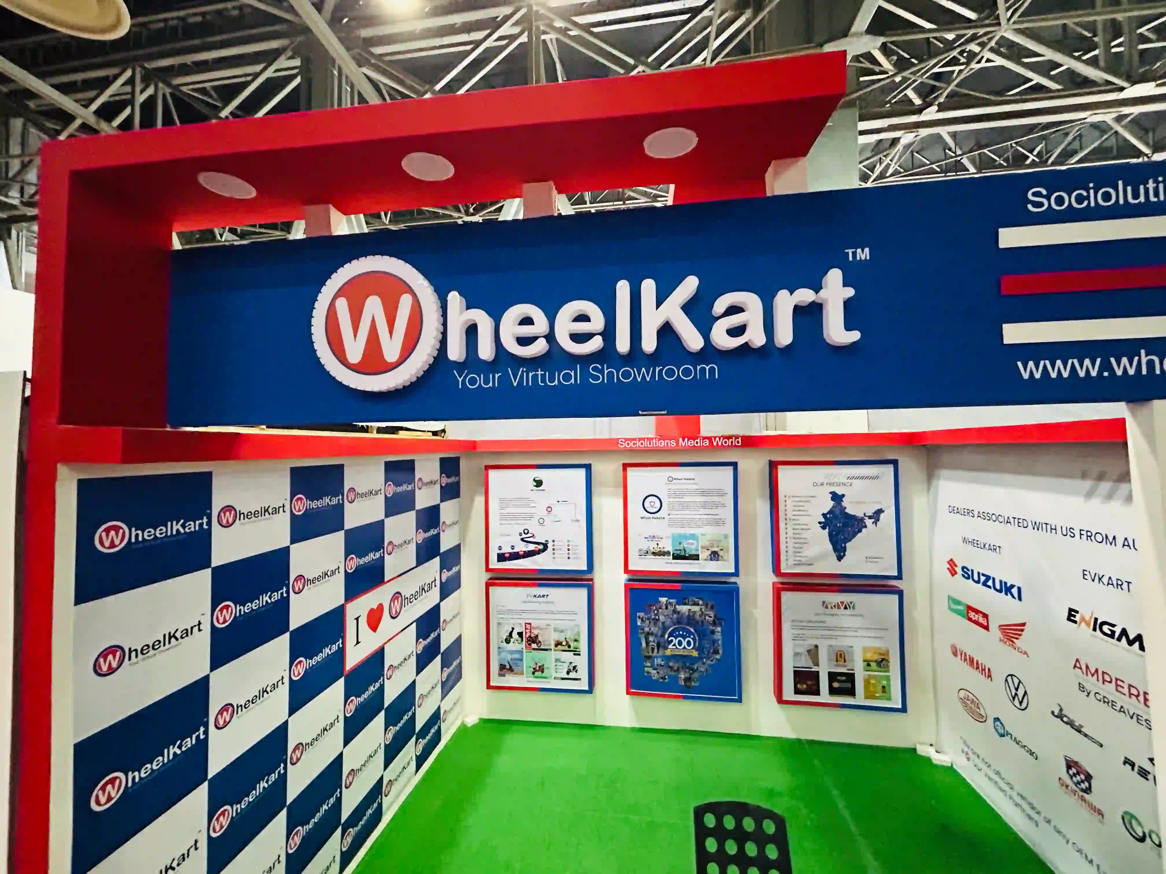 WheelKart Auto Expo 2023 Stall