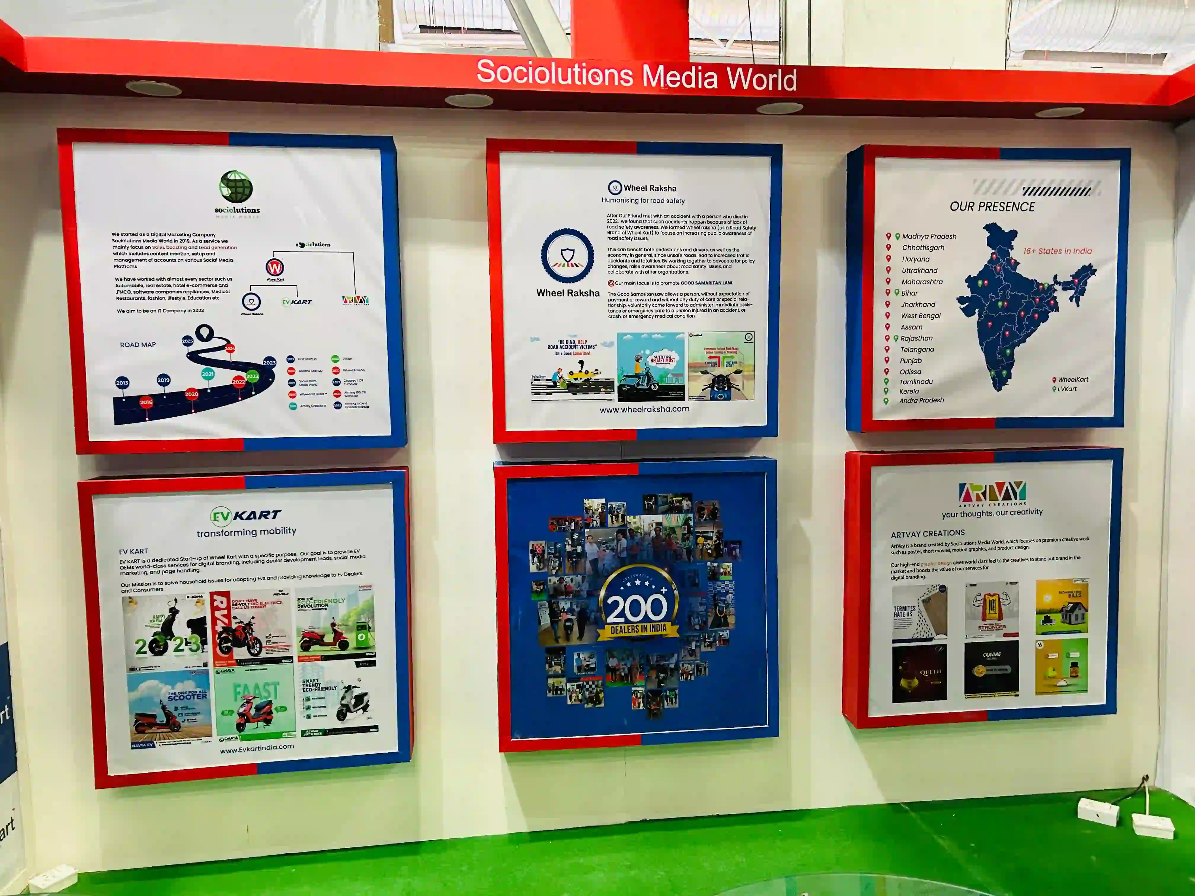 WheelKart Auto Expo 2023 Stall
