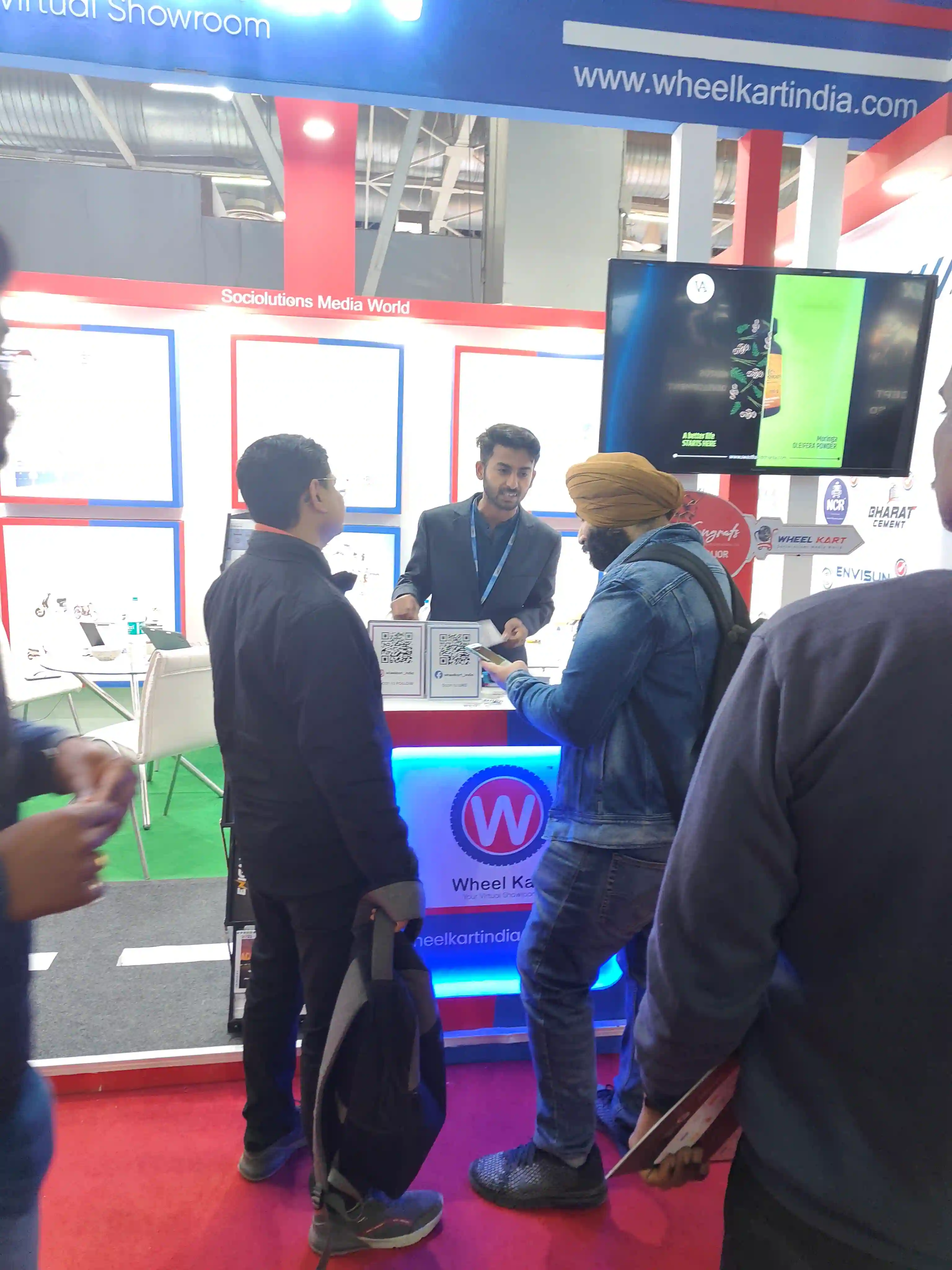 WheelKart Auto Expo 2023 Stall