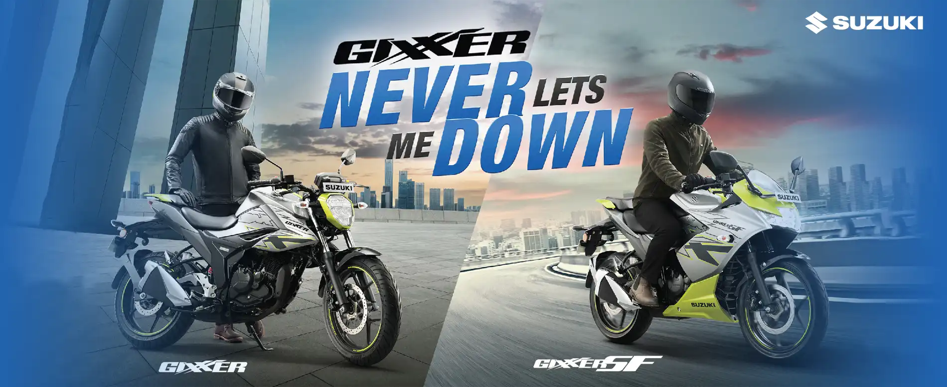 Suzuki Gixxer 150 side profile in Metallic Lush Green